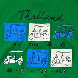 Thailand Tuk Tuk T-Shirt. Super Cute. Large.